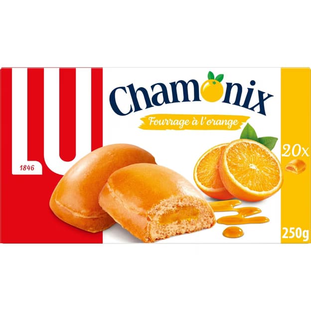 Chamonix moelleux fourrés à l'orange