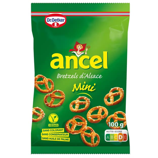 Biscuits apéritifs Bretzels Mini ANCEL