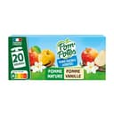 Gourdes compote de pomme vanille sans sucres ajoutés