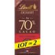 Dessert Tablette de chocolat noir intense 70% cacao