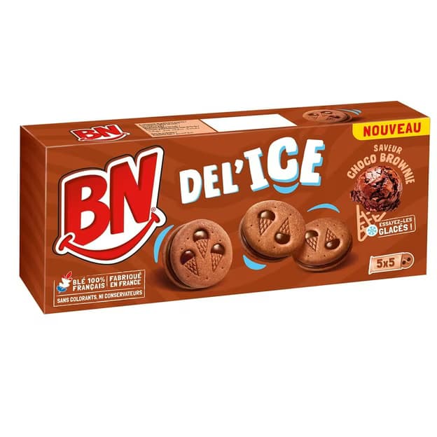 Dessert Glacé Biscuits Brownie BN