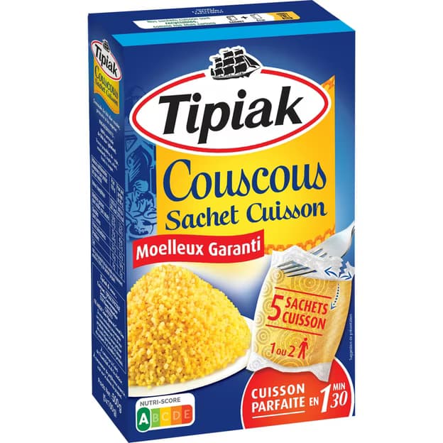 Couscous sachets cuisson express