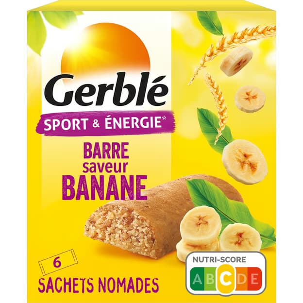 Barre saveur banane sachets
