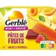 Pâtes de fruits sachets individuels