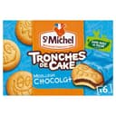Tronches de cake gâteaux moelleux fourrés chocolat sachets individuels