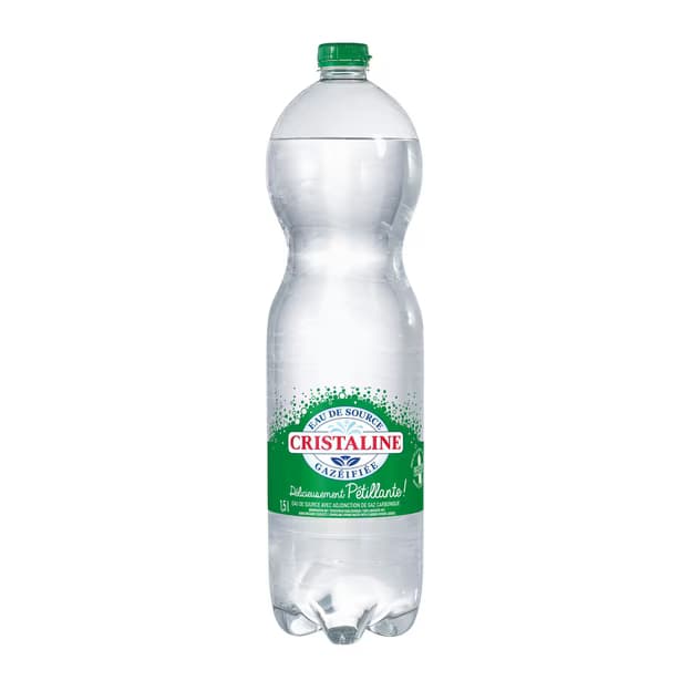 Eau de source gazeuse