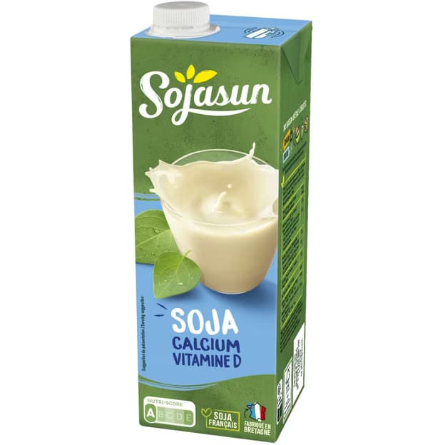 Boisson de soja calcium vitamine D