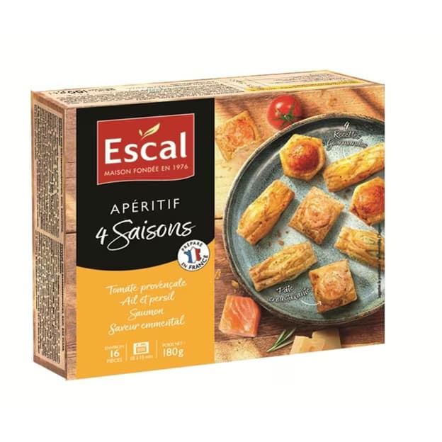 Mini feuilletés 4 saisons