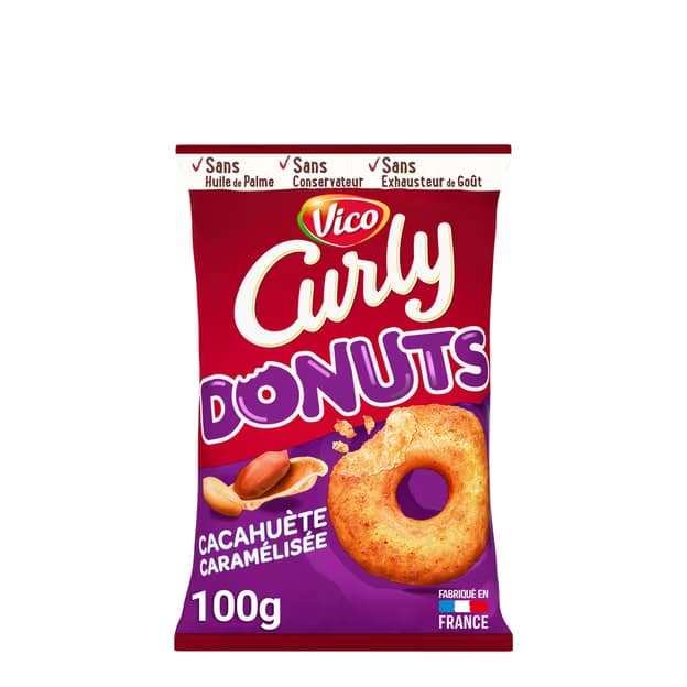 Biscuits soufflés Donuts cacahuète