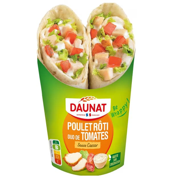 Be Wrap poulet rôti sauce caesar