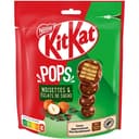 Pops billes noisettes et éclats de cacao enrobées chocolat