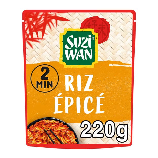 Riz micro ondable épicé