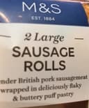 2 large sausage rolls