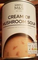 Cream of mushroom soup