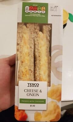 Alex Price poshy stinky deli onion and cheese sandwich