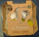 4 Poires mûres à point