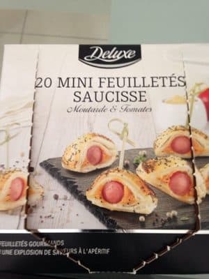 20 Mini Feuilletés Saucisse