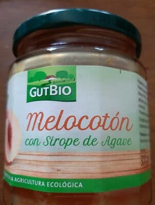 Mermelada de melocotón con sirope de agave