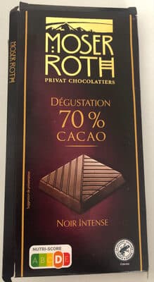 Chocolat Dégustation 70% cacao