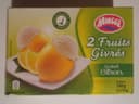 2 fruits givrés sorbet citron