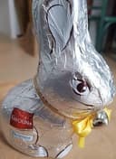 Lapin en chocolat blanc