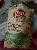 Chips de lentilles saveur fines herbes