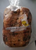 Gâche aux éclats de chocolat noir