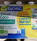 Boisson coco sans sucre