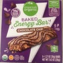 Chocolate chip baked energy bar