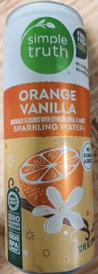 Orange Vanilla Sparkling Water