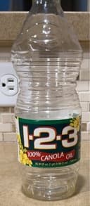 1-2-3 100% canola oil