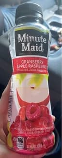 Cranberry Apple Raspberry Flavored Juice Beverage