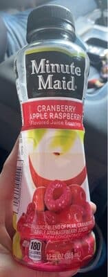 Cranberry Apple Raspberry Flavored Juice Beverage