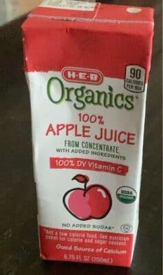 100% APPLE JUICE