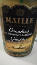 Cornichons aux oignons caramélisés