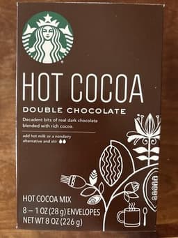 Hot cocoa double chocolate