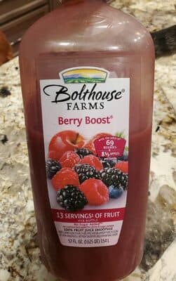 100% fruit juice smoothie