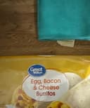 Egg, Bacon & Cheese Burritos