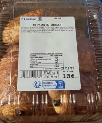10 pains au chocolat