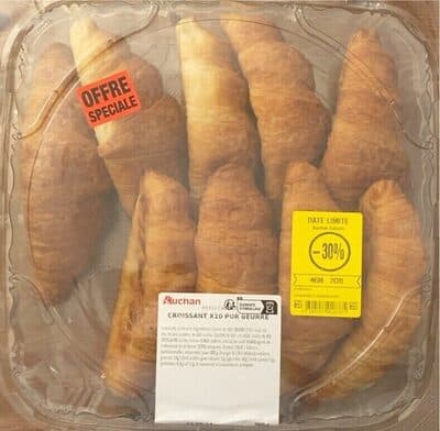 10 Croissants pur beurre
