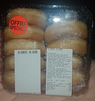 10 Donuts au sucre