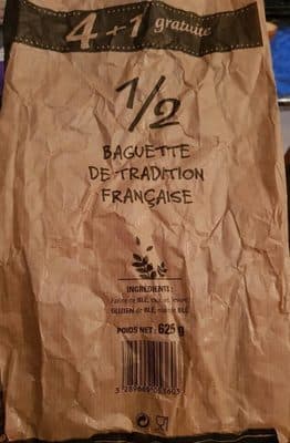 1/2 baguette de tradition francaise