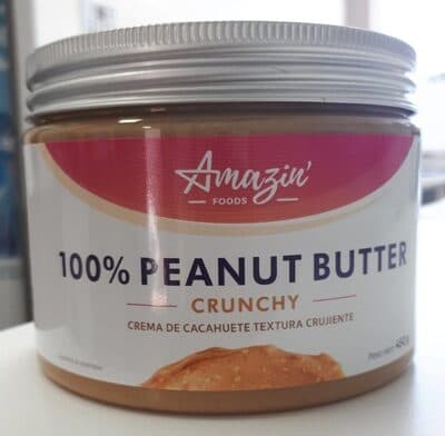 100% peanut butter crunchy