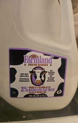 2% Reduced Fat Milk
