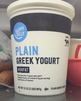 Plain greek yogurt