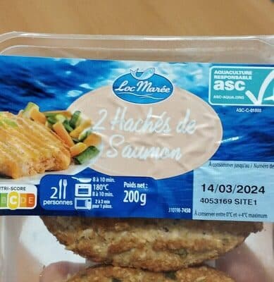 2 Hachés de Saumon