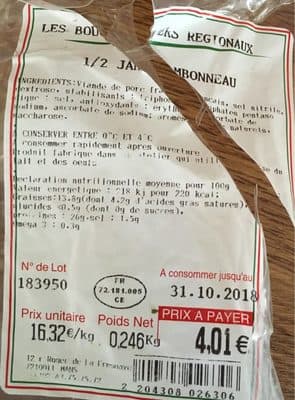 1/2 Jambonneau