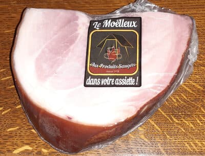1/4 DE JAMBON CUIT SUPERIEUR FUME DANS LE HAUT DOUBS