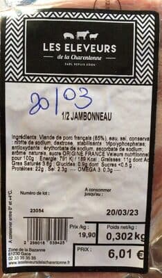 1/2 Jambonneau
