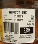 Abricot sec